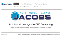 Tablet Screenshot of garagejacobs.be